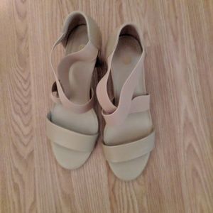 Nude sandals